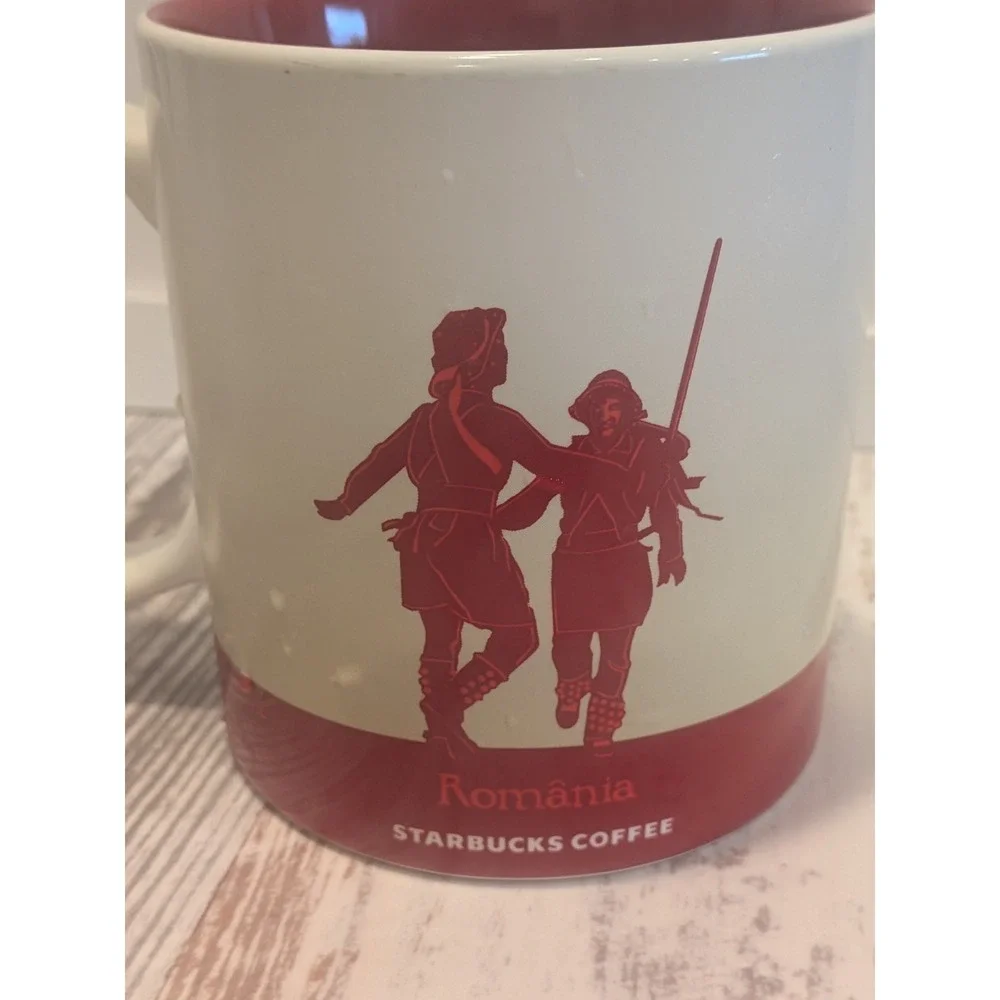 Starbucks Global Icon Romania 16oz With Sticker